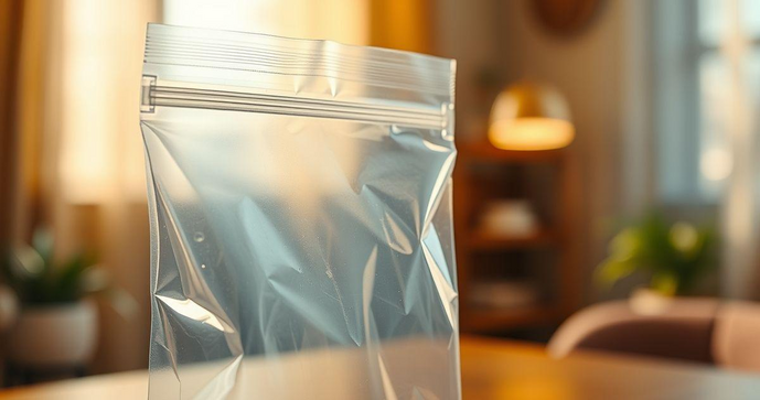 Saco Plástico Transparente com Adesivo: Praticidade e Versatilidade