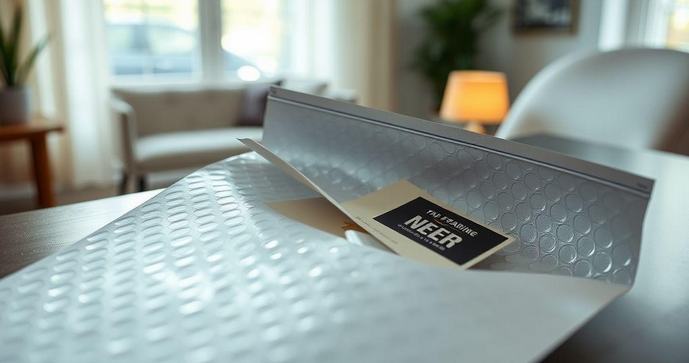 Envelope com plástico bolha interno como escolha ideal para proteção de produtos